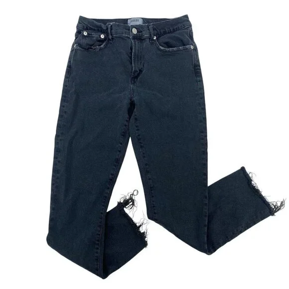 AGOLDE TONI MID RISE STRAIGHT JEANS DISTRESSED A133D-3002 FERAL SIZE 26