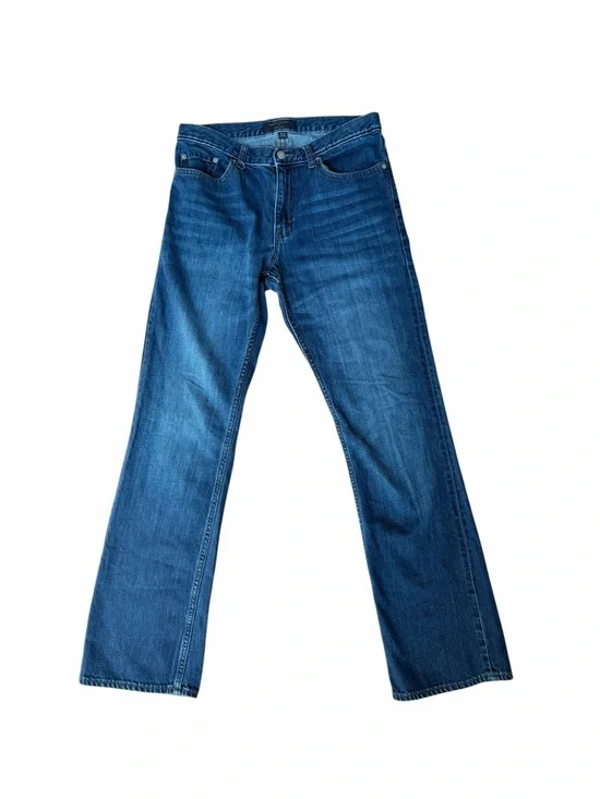 Banana Republic Men's 32 x 34 Blue Bootcut Jeans