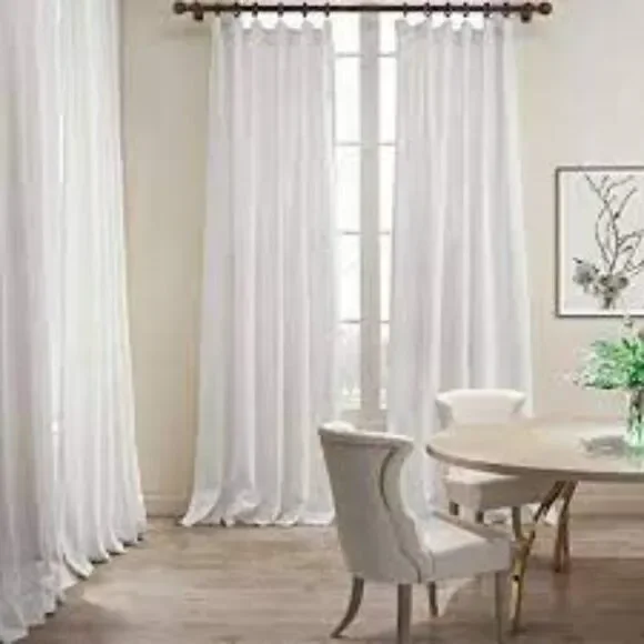 Cofty European Linen Cotton Eco-Friendly Drapery Panels
