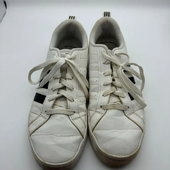 Adidas Cloudfoam VS City‎ Womens Sneakers White Black CG5907 Size 8.5