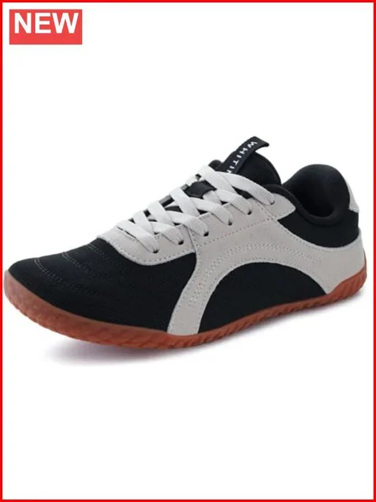 Zero Drop Barefoot Sneakers Wide Toe Box Retro Track-Inspired