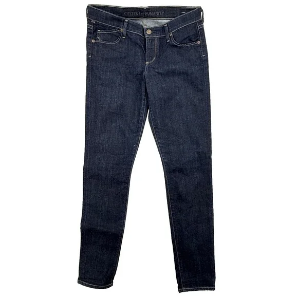 Citizens of Humanity Womens Jeans 29 Avedon Low Rise Skinny Dark Wash Minimalist