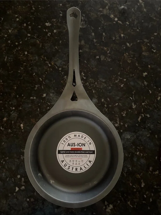 SOLIDTEKNICS AUS-ION™(Made in Australia) Lightning 7.9” Long Handle Fry Pan-New!