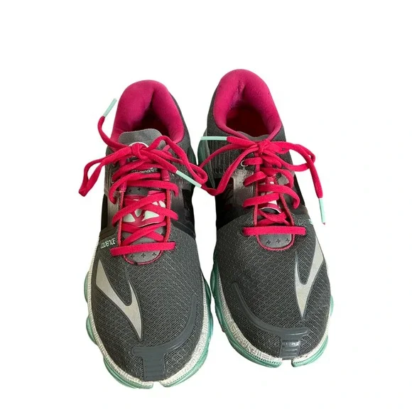 Brooks Cadence Running Shoes‎ Wmns 11B Gray Pink Stability Athletic Minimalist