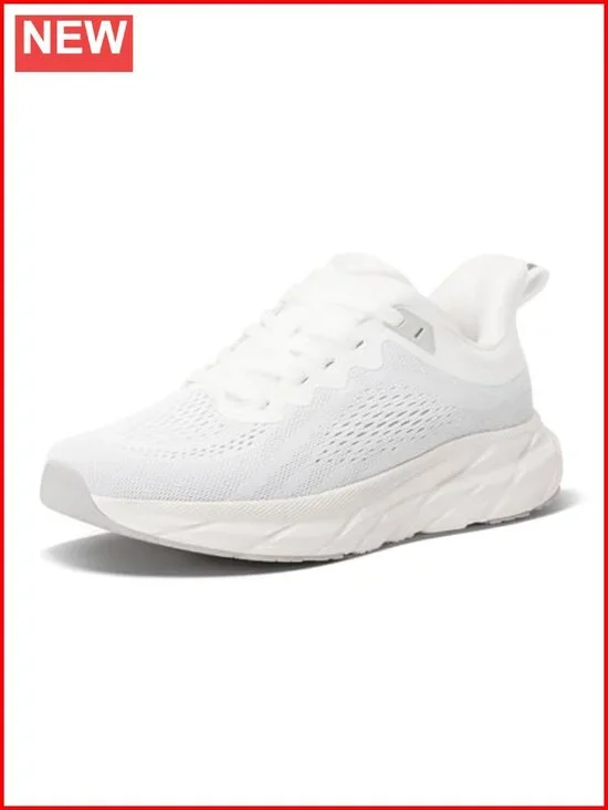 Lightweight Mesh Walking Shoes with Cushioned Insole Anti-Slip Outsole Slip On