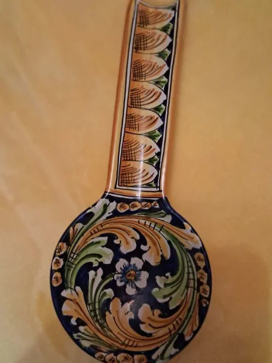 Italian Pottery-Spoon Rest