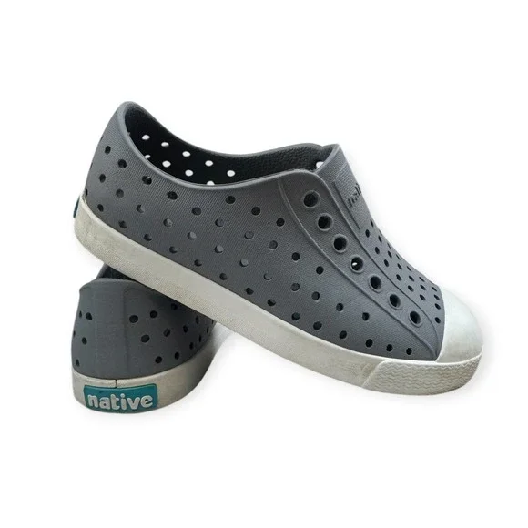 Native Jefferson Gray Shoes‎ Toddler Size 9 Slip On