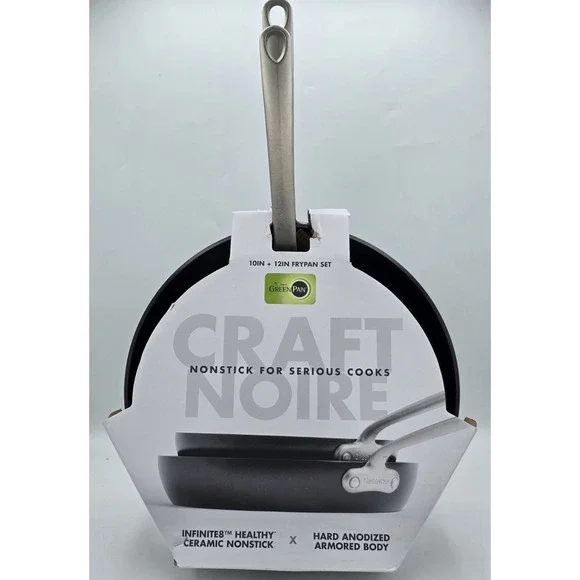 NEW GreenPan Craft Noire 10