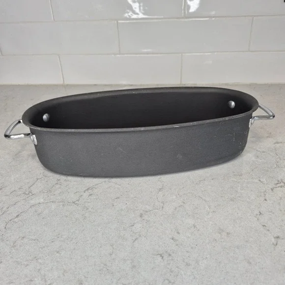 Vintage Calphalon Commercial Fish Poacher Roasting Pan 12