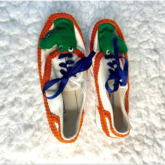 Laguna University of Florida Gators Canvas Tennis Shoes Women Size 8