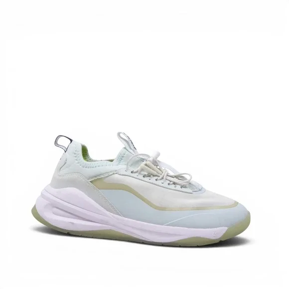 Clove Aeros Womens Nursing Shoes Light Blue Grey Textile Sneaker W8