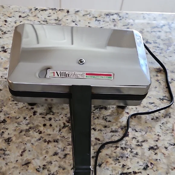 Villaware Prima Pizzelle Baker Italian Maker 5000 NS Electric Waffle Ins.Bk/Tags