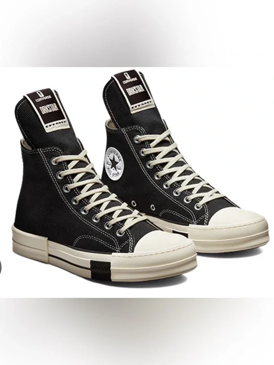 Converse x Rick Owen’s DRKSHDW DRKSTAR High Sneakers