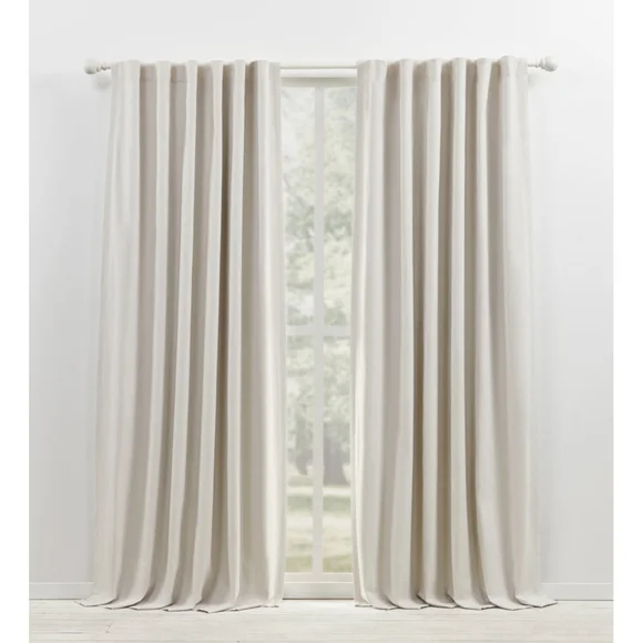 Lauren Ralph Lauren Neutral Ivory/Taupe Drapery Panel