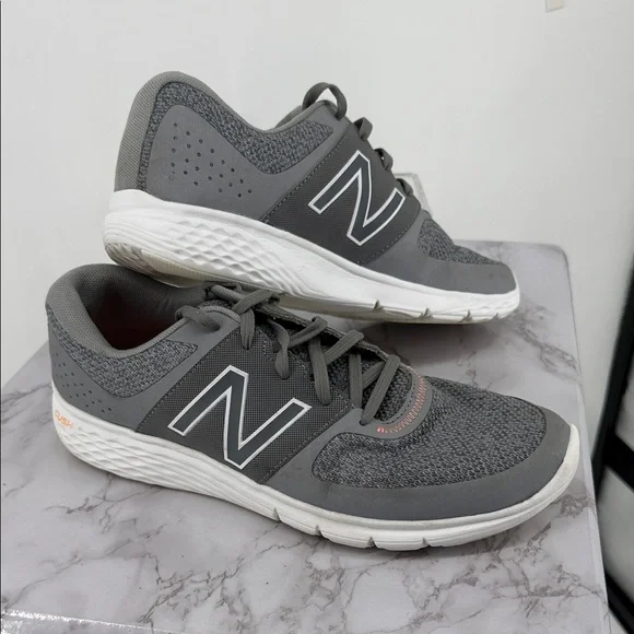 New‎ Balance 365 Cush Fitness Walking Sneakers Gray White WA365GY Size 11 Casual