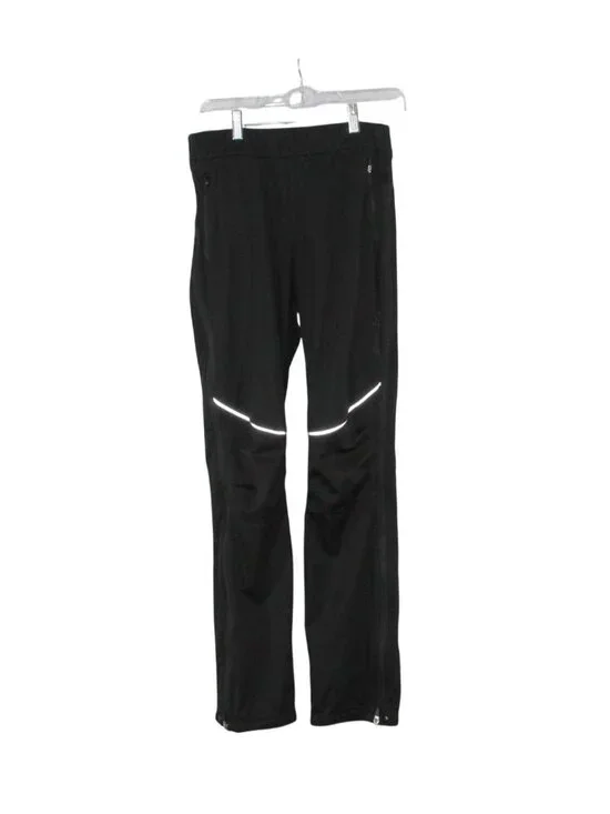 Swix Black Reflective Zip Leg Athletic Cross Country Ski Pants Size M