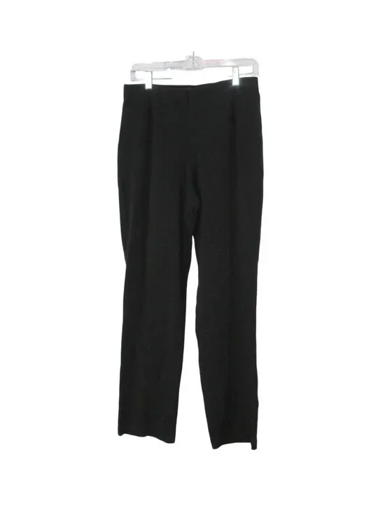 LL Bean Perfect Fit Pants Slim Black Everyday Casual Size Medium