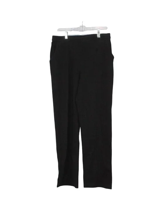 LL Bean Perfect Fit Pants Denim Straight Leg Black Size Medium