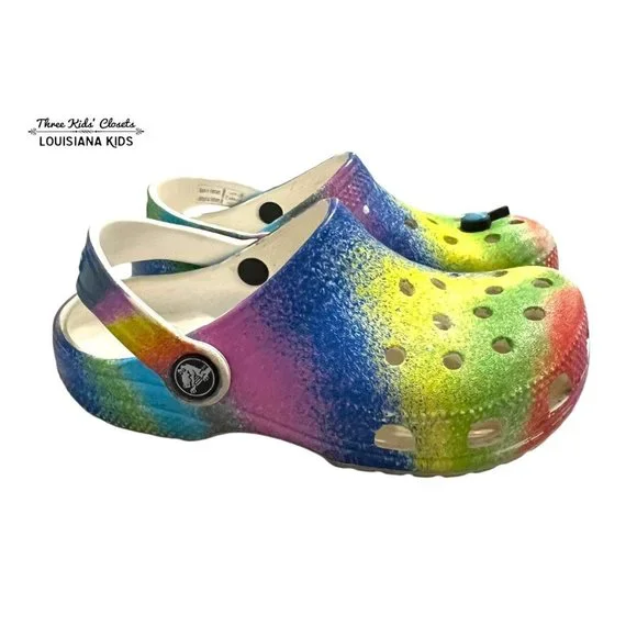 Crocs C12 Classic Spray Dye Tie Dye Clogs