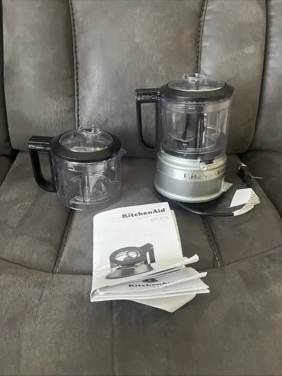 KitchenAid 3.5 Cup Food Chopper, 2 Speeds and Pulse, KFC3516 New. Extra Bowl