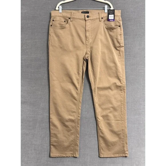 Banana Republic Pants 40x32 Brown Tan 5 Pocket Stretch Classic Casual Work‎ NEW