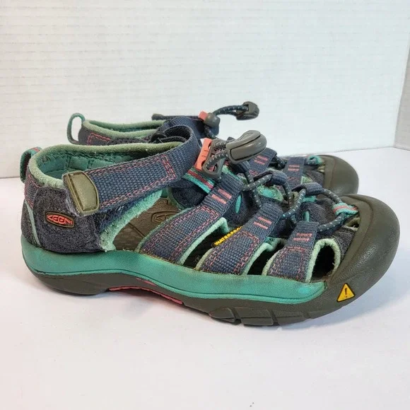 KEEN Seacamp II CNX Youth Sandals Size 12 Blue Green Water‎ Shoes