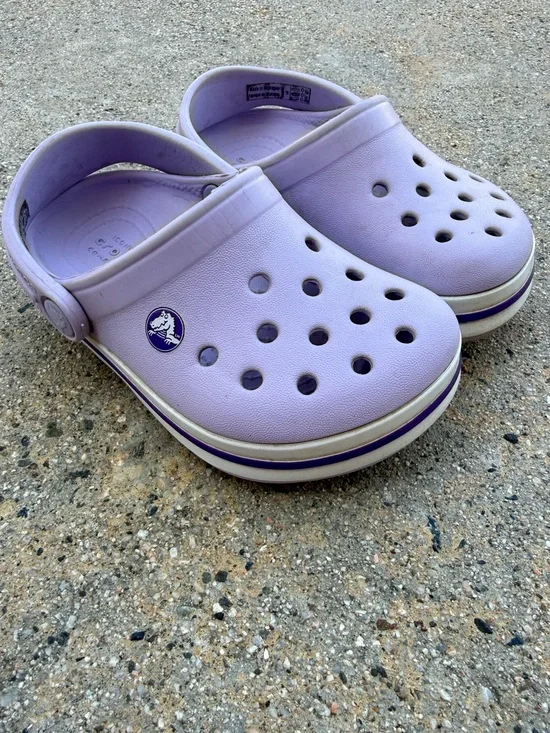 Crocs Crocband Clogs purple little kids size C6