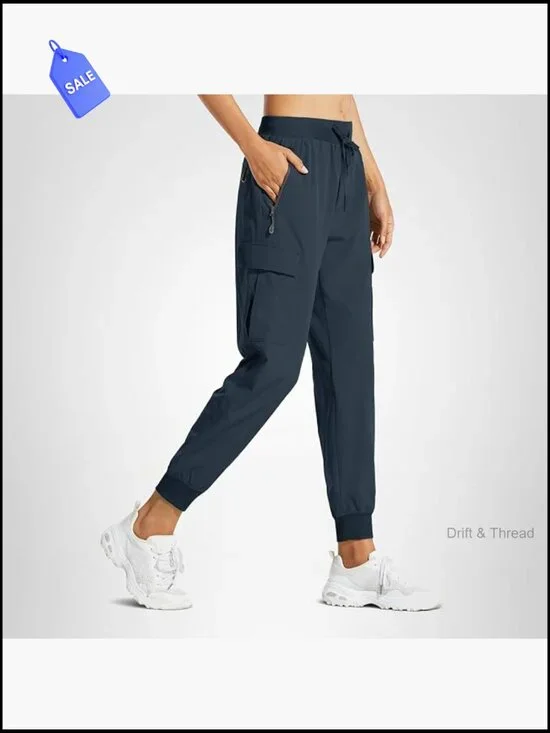 Cargo Joggers Lightweight Quick Dry Hiking Pants Athletic Travel