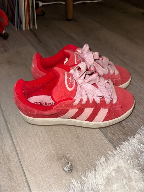 adidas campus women’s Pink and Red Sneakers