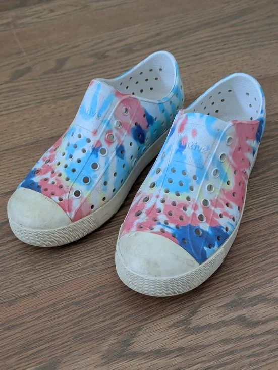 Native Jeffersons Tie-dye Pattern Slip On Shoe