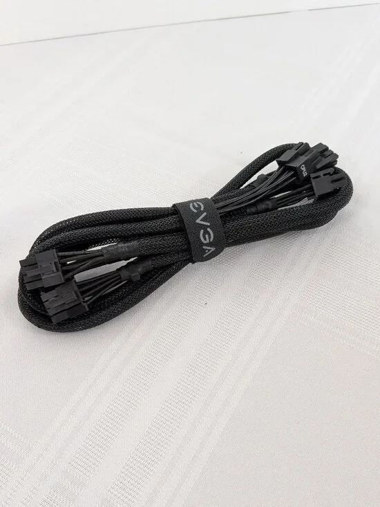 EVGA SuperNOVA braided power supply cable 8 pin CPU -> 6+2 pin VGA