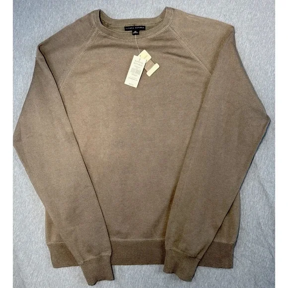 Banana Republic Sweater Men's NWT  Supima Cotton Blend Beige Medium Preppy