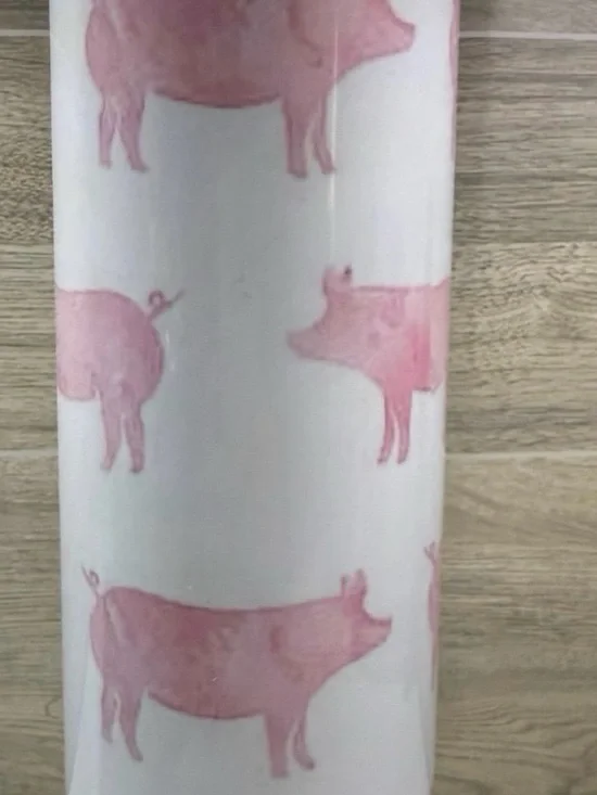Pink Pig Pattern Decorative tumbler