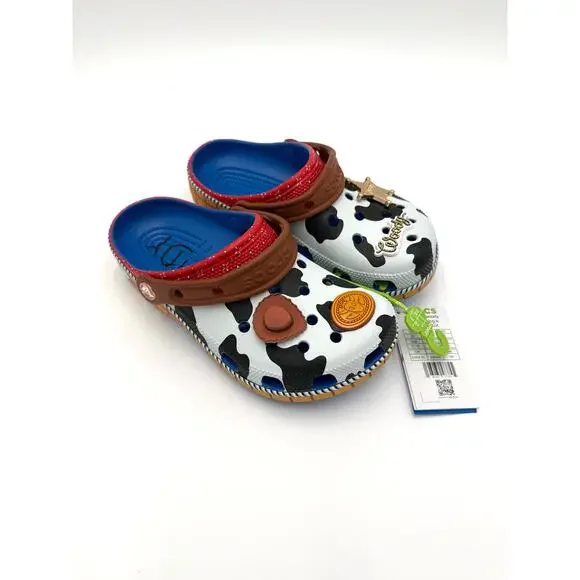 NWT Crocs Toy Story Woody Classic Clogs - J5 - big kid 5