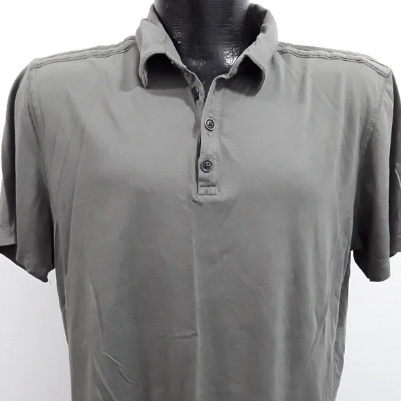 Banana Republic men green polo short sleeve Cotton size L