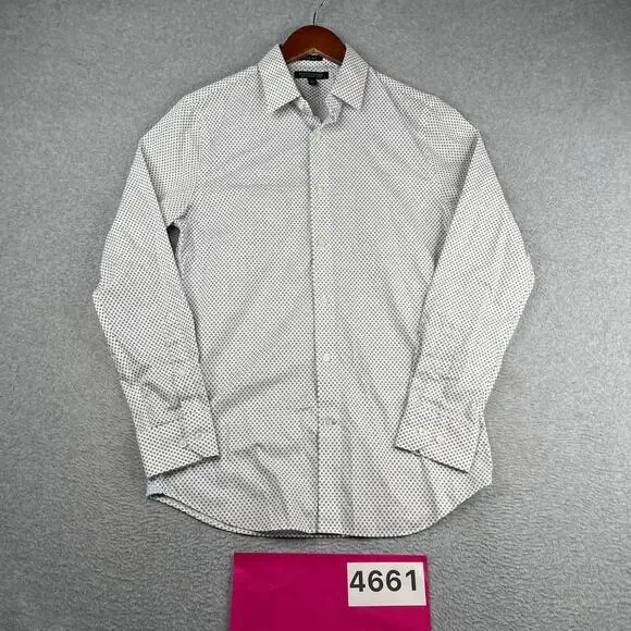 Banana Republic Non Iron Shirt Slim Fit Casual Button Up Long Sleeve Mens Small