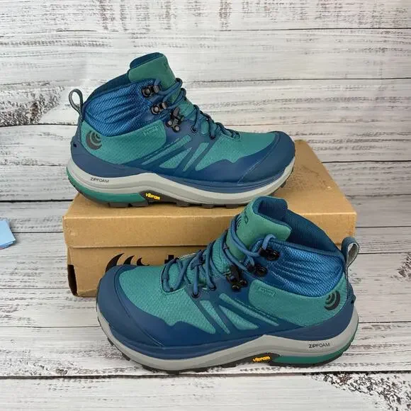 Topo Athletic Trailventure 2 WP Womens US 10 Hiking Boots Ocean Blue