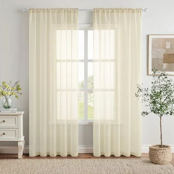 Set of 2 Curtain Panels, 54X108