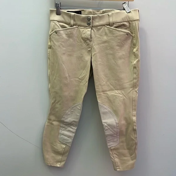 Ariat Equestrian Riding Pants Breeches Knee Patch Size 28 Cropped