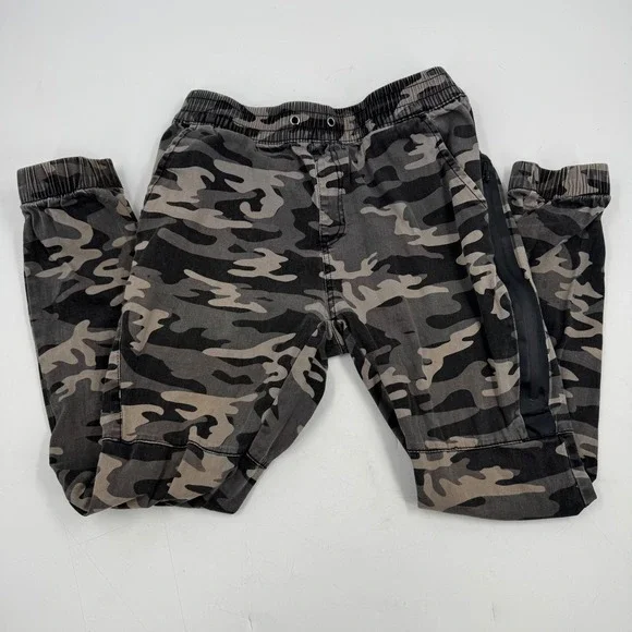 RING OF FIRE Gray‎ Camouflage Joggers Pants Women's Medium Casual Streetwear