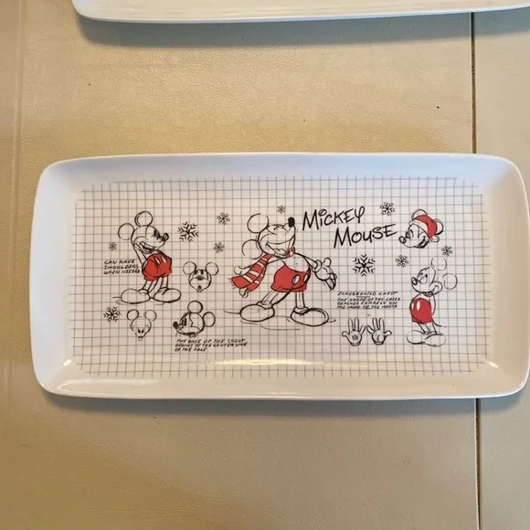 Disney Mickey Mouse Christmas Sketchbook Serving Tray