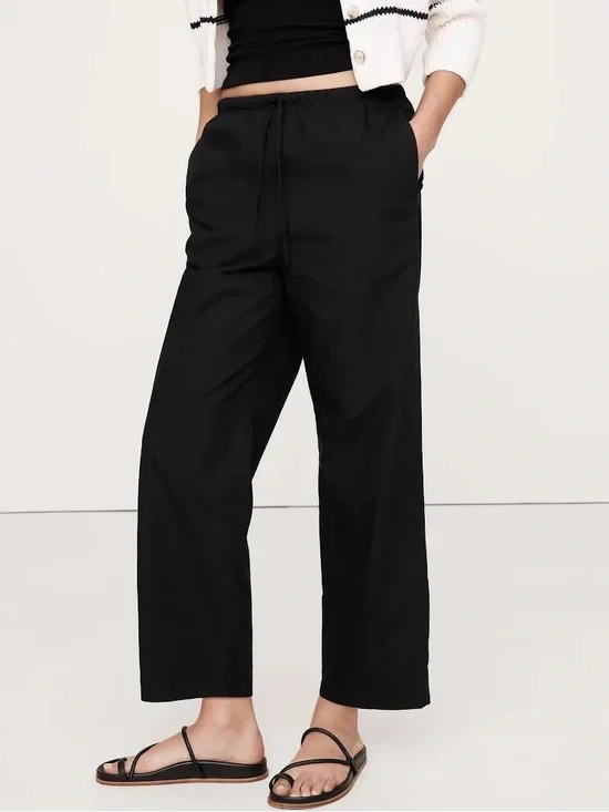 Banana Republic Poplin Pants (XS petite)