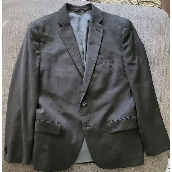 Banana Republic Men's Gray Tailored Fit F. Lli Cerruti 2 Button Blazer Size 40 s