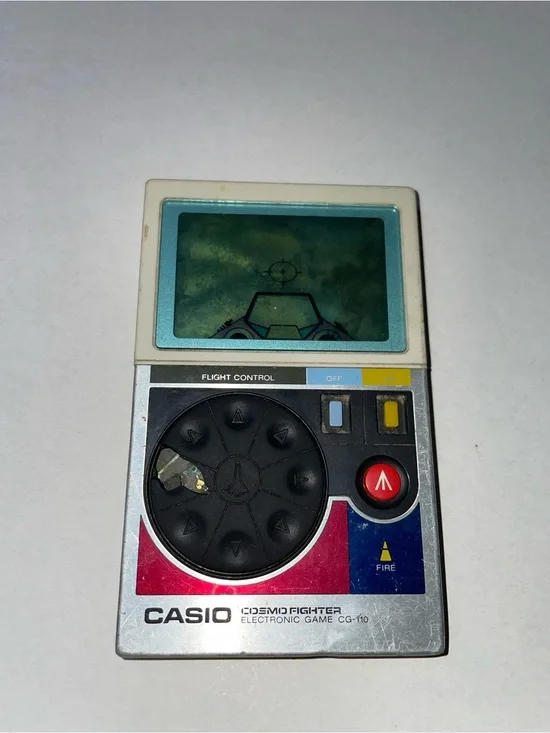 CASIO COSMO FIGHTER CG-110 LCD Electronic Game 1982 Japan For Parts Not Working