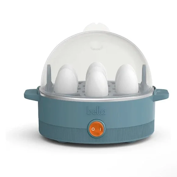 Bella Electric Egg Cooker 7 Count Surf Blue‎ Boil Poach Steam Auto Shutoff
