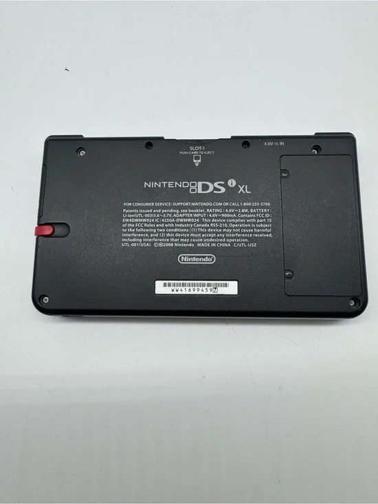 Nintendo DSi XL Handheld Console Midnight Blue - Turns On - Broken Touch Screen