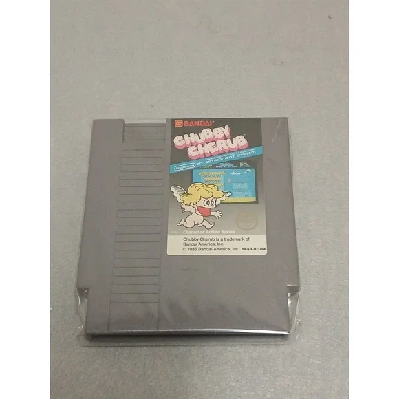 Chubby Cherub [5 Screw] Nintendo NES  Authentic board Pics!!
