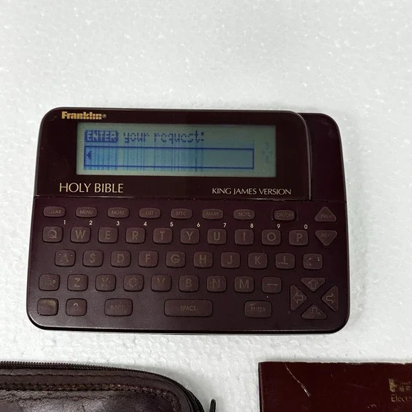 Franklin KJ31 Electronic Holy Bible King James Version Pocket Handheld Organizer