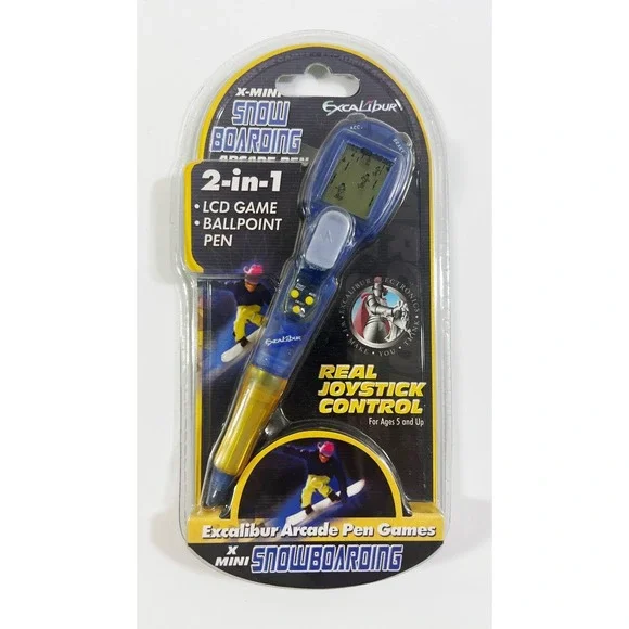 X-MINI SNOW BOARDING ARCADE PEN - ELECTRONIC‎ HAND-HELD - EXCALIBUR