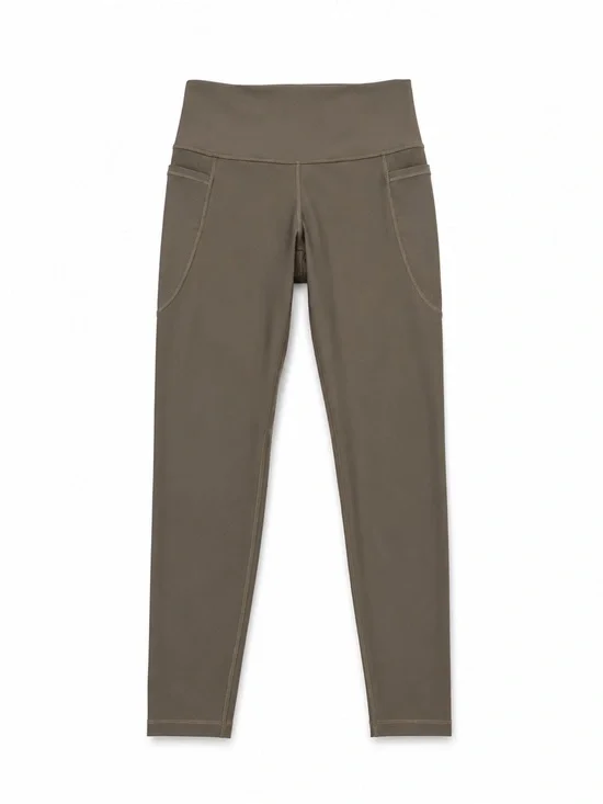 Old Navy Active Powersoft High Rise Pocket Leggings Gray Medium